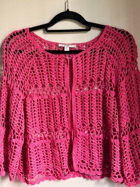 Liz Claiborne Women's Pink Cardigan
